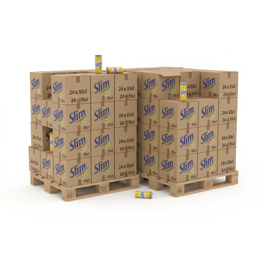 Slim Ananas 24 x 33cl - Boisson Algérienne