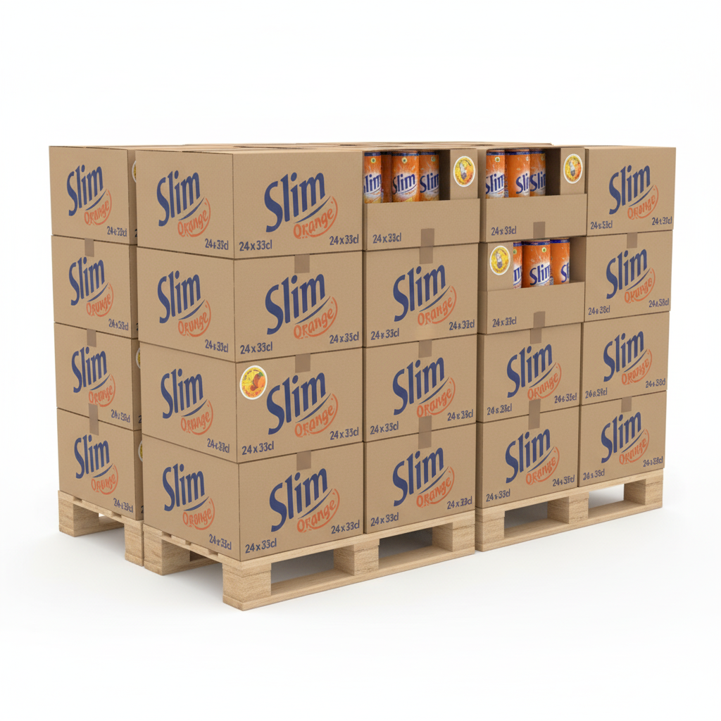 Slim Orange 24 x 33cl- Boisson Algérienne